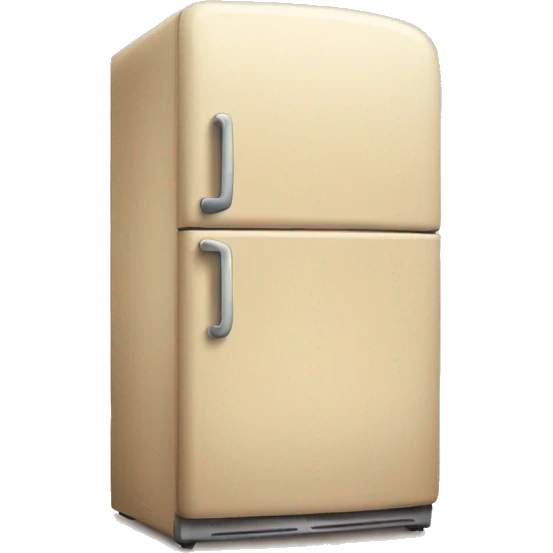 Beige fridge emoji