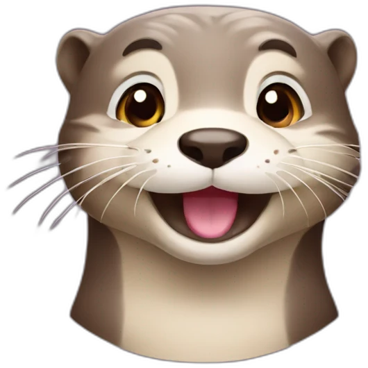 otter happy emoji