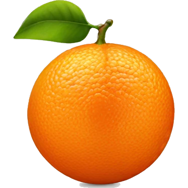 tangerine emoji