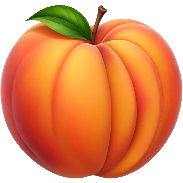 peach fruit emoji