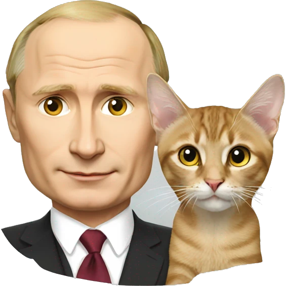 putin with cat emoji