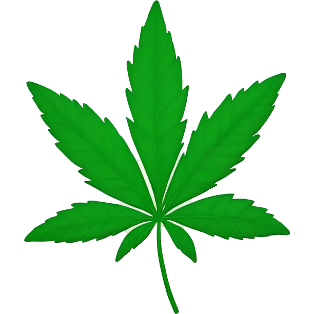 Weed leaf emoji