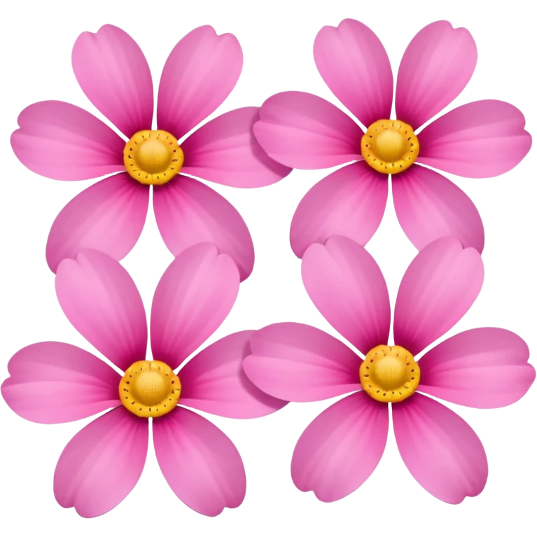 Pink flowers emoji