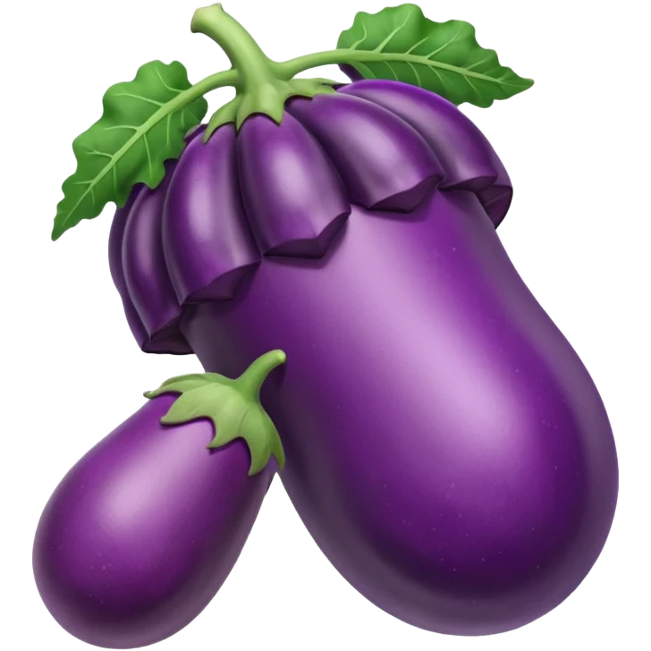 Uterus with eggplant inside of it emoji