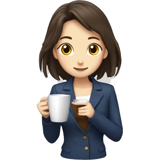 hsr himeko drinking coffee emoji