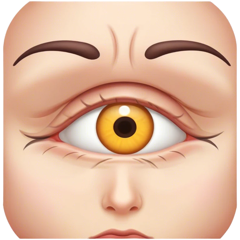 Dropped eyelid emoji