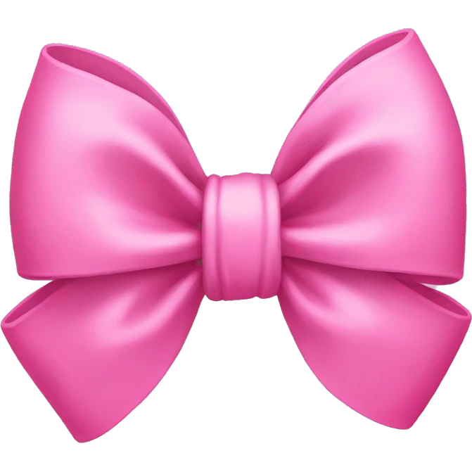 pink bow emoji