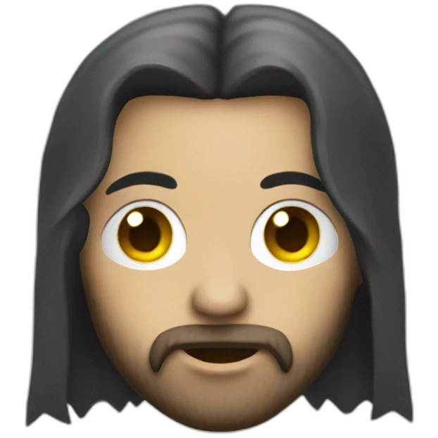 singer metal like jesus emoji