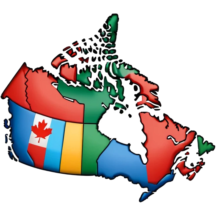 canada map emoji