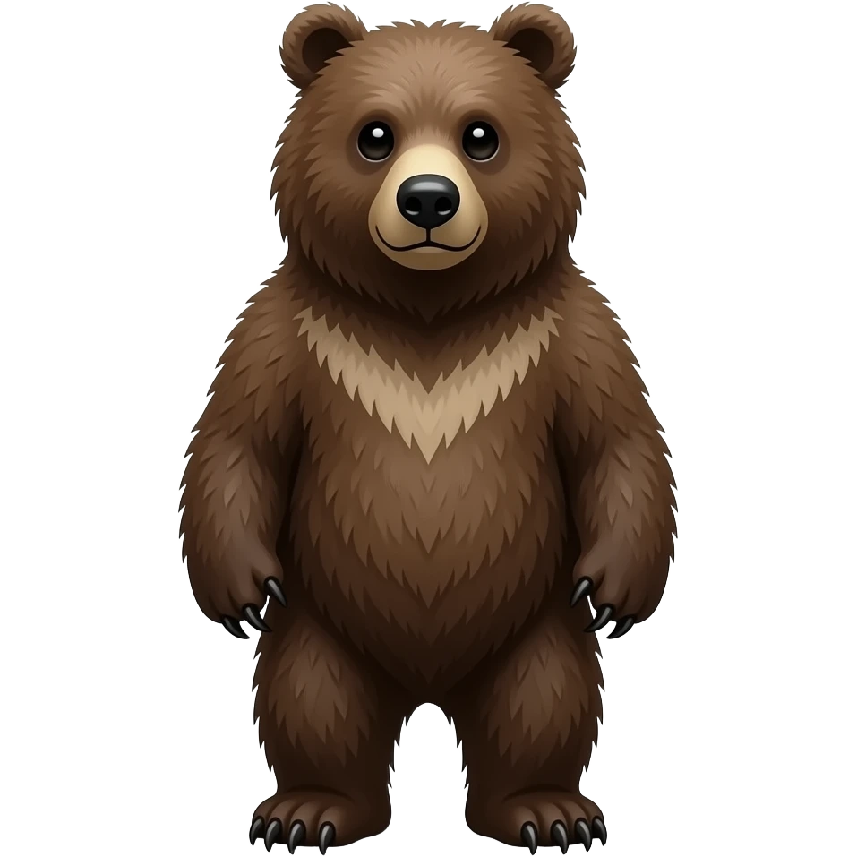 scary bear emoji