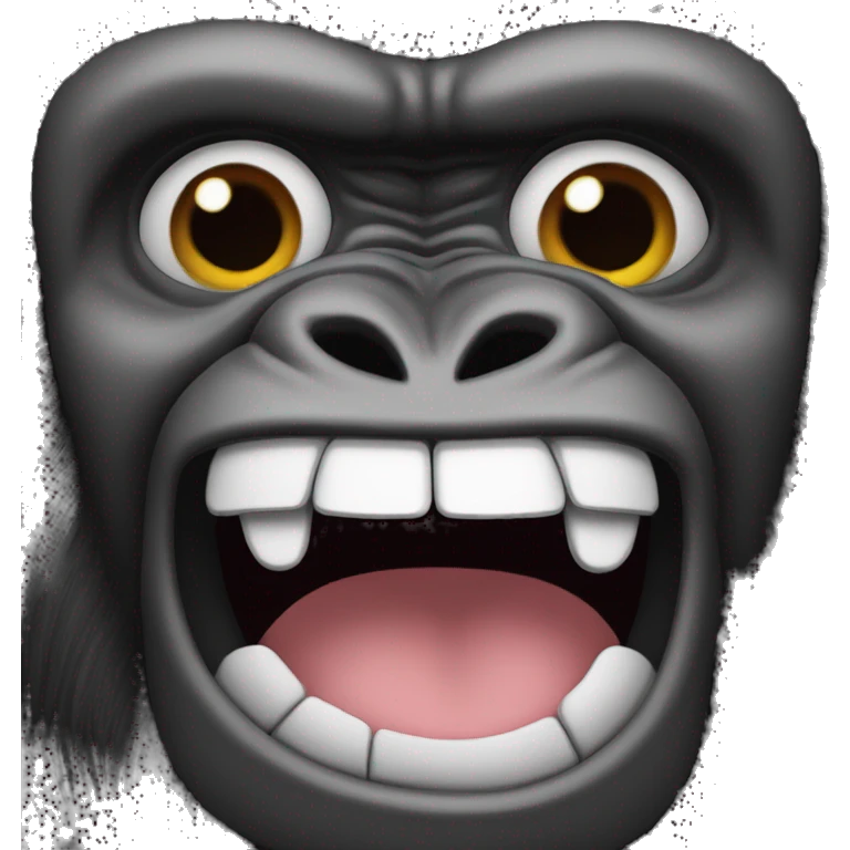 Gorille qui pleure de rire  emoji