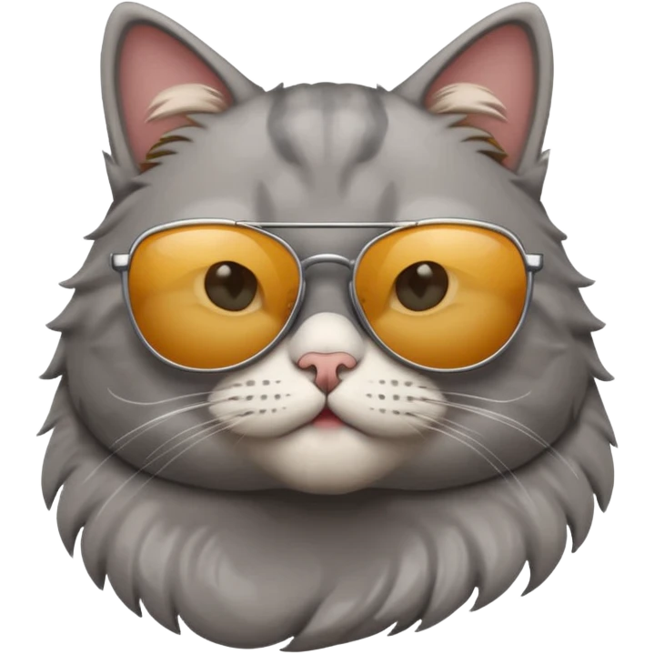 Cat wearing sunglasses emoji