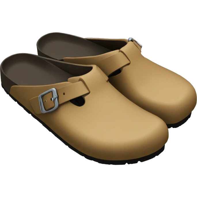 Birkenstock boston clog emoji