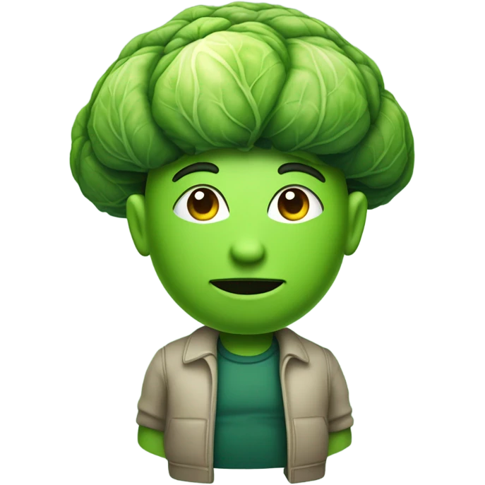 Cabbage man emoji