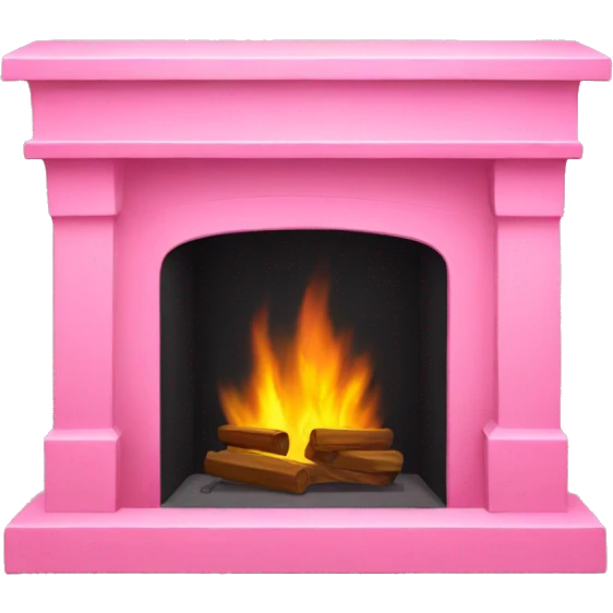 pink fireplace emoji