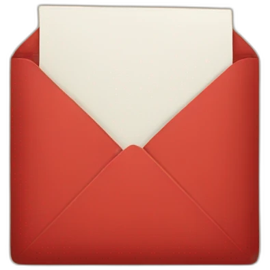 Red heart letter  emoji
