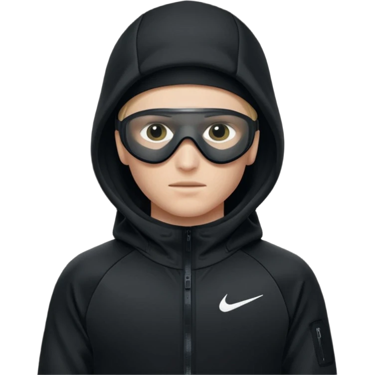 White person wearing a Nike Tex with hood and ski mask co all black and https://encrypted-tbn0.gstatic.com/images?q=tbn:ANd9GcTQEV3H5Fpq8Dp-ki2RTwgbdHqMsKZzDtarA9ywqiFzKVKjxdLc5Fq9yDOax7-XC4trueI2pFuItpqM_TVrGODdDG5la_rbm9lB8utSLKXm&s=10 emoji