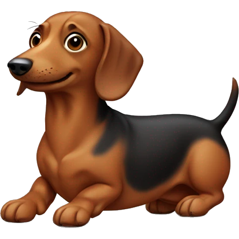 Sausage dog emoji