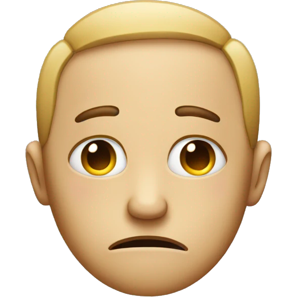 Sad face  emoji