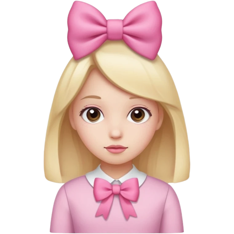 Girl bow emoji
