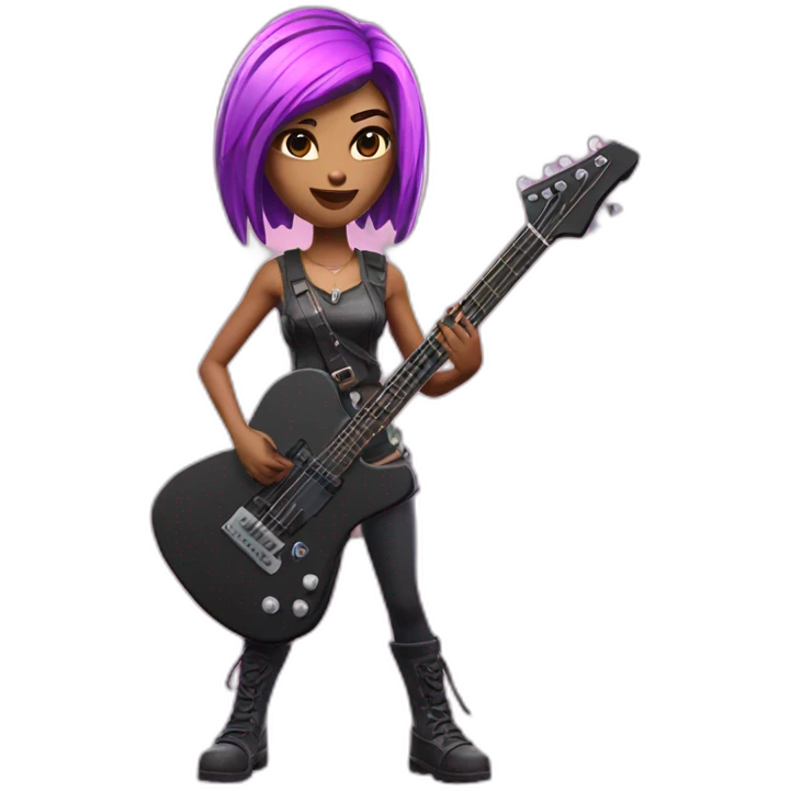 power chord character female fortnite emoji