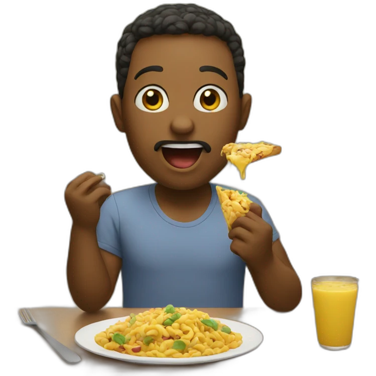 eating emoji