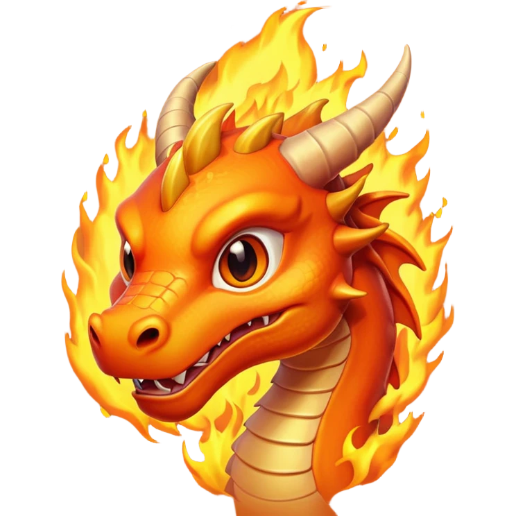 Dragon fire emoji