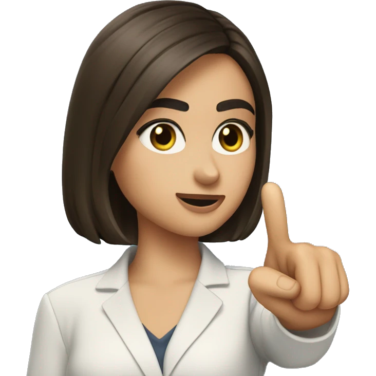 Ana de armas pointing finger emoji