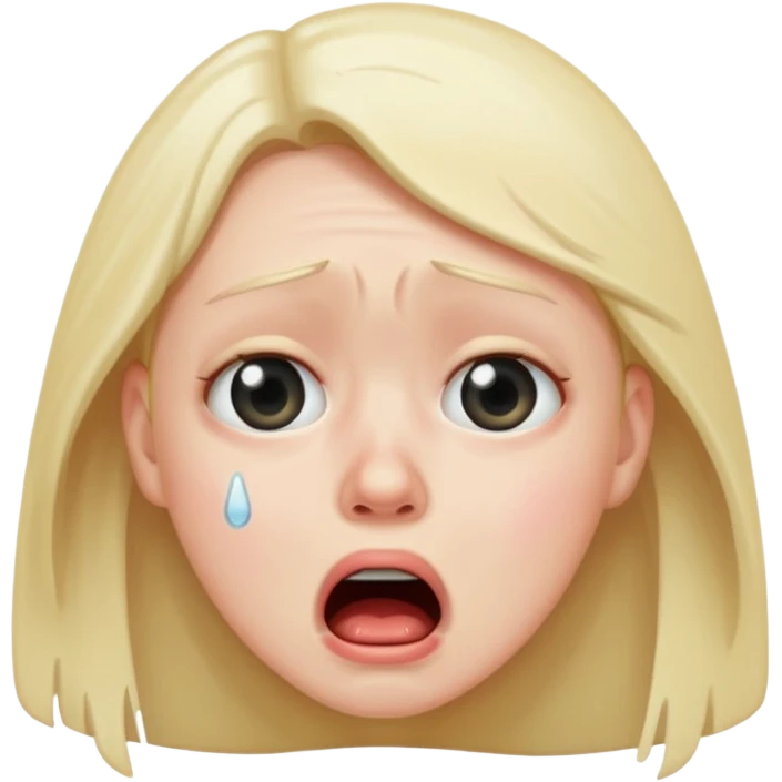 Shocked crying  emoji
