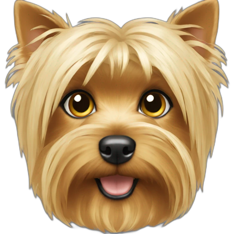 yorkshire terrier blonde emoji