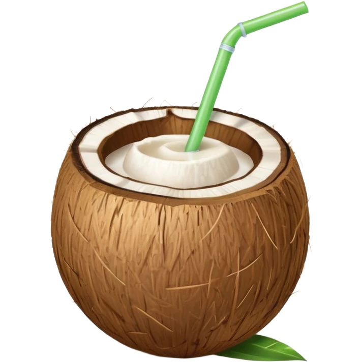 coconut drink summer vibe emoji