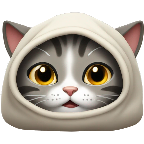 funny cozy cat emoji