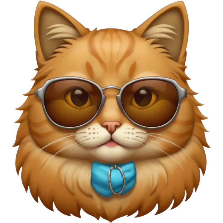 Cat wearing sunglasses emoji