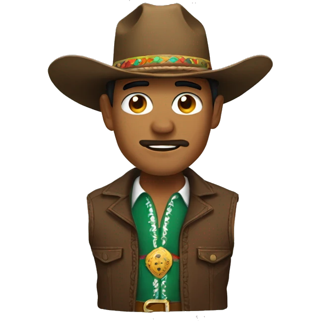 mexican edgar with a cowboy hat  emoji
