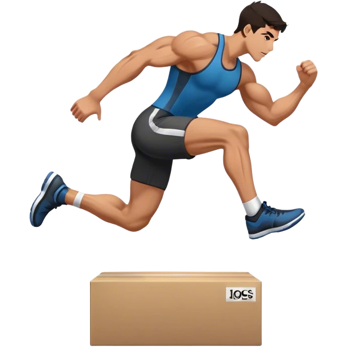 box-jump side-view emoji