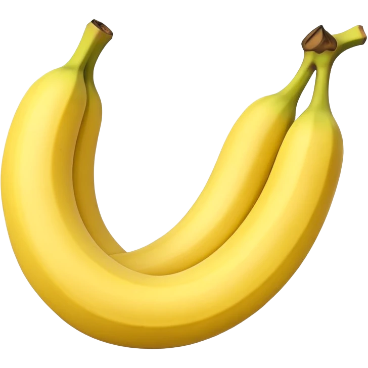 single banana with smiley face on it emoji