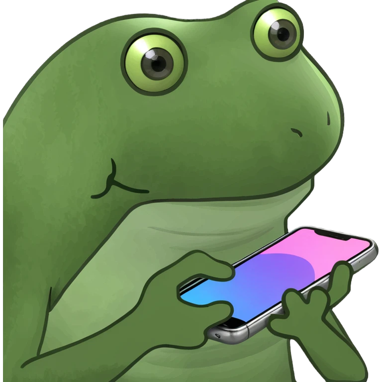 scrolling on phome emoji
