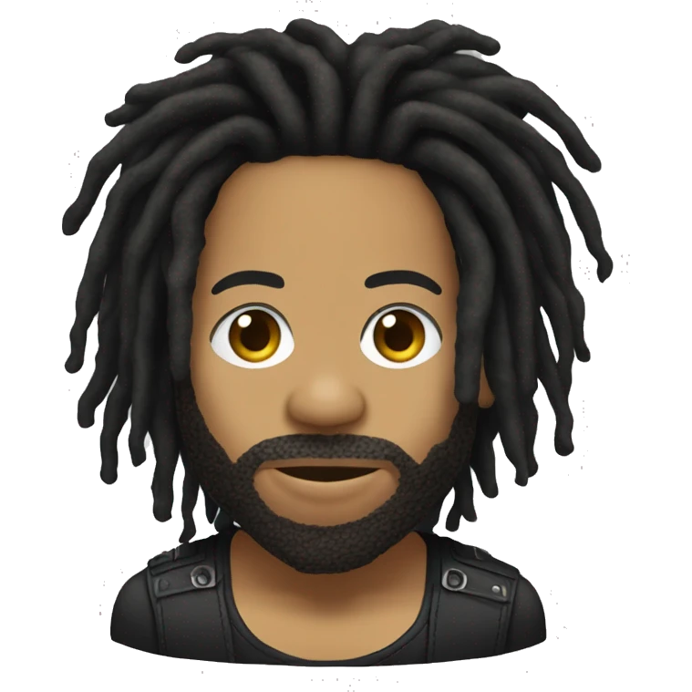 Lenny kravitz dreadlocks emoji