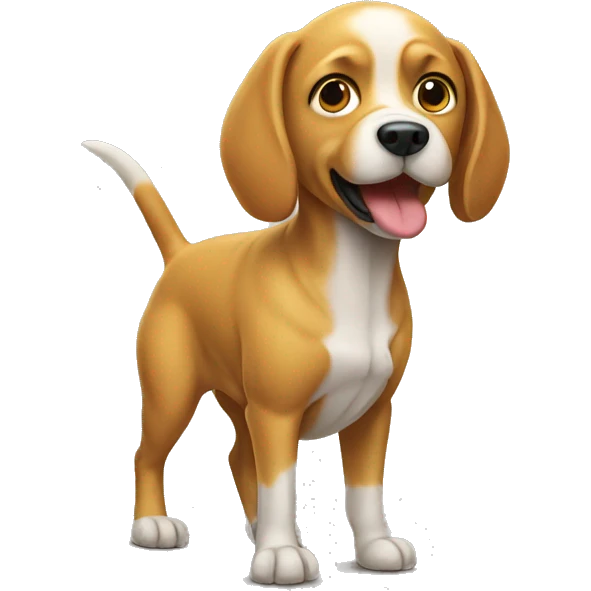 Dog going pee emoji