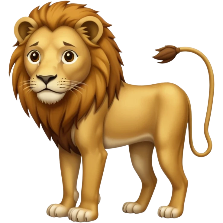 León desnutrido emoji