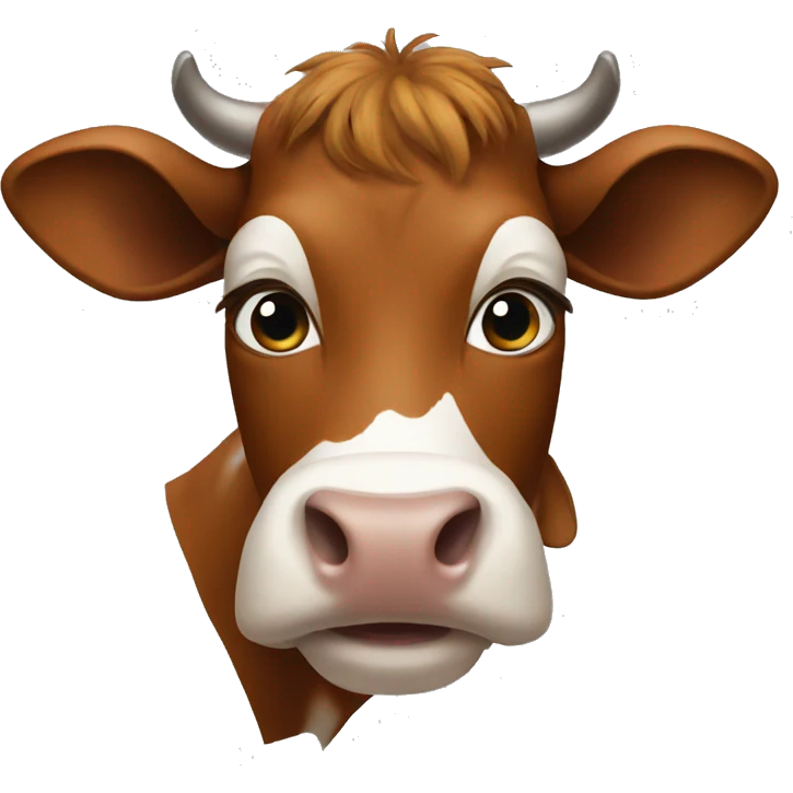 cow brown emoji