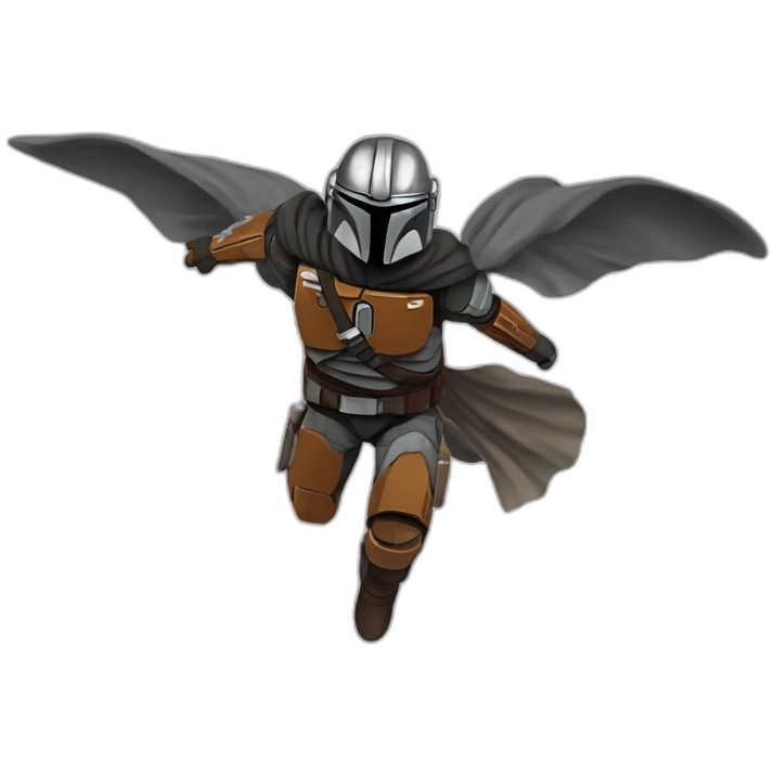 mandalorian flying emoji