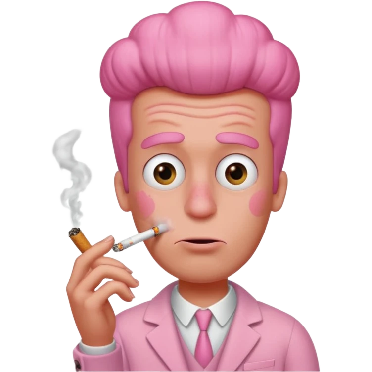 Patrick Estrela de Bob Esponja fumando cigarro emoji