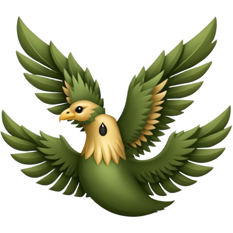 una quimera con 3 cabezas emoji