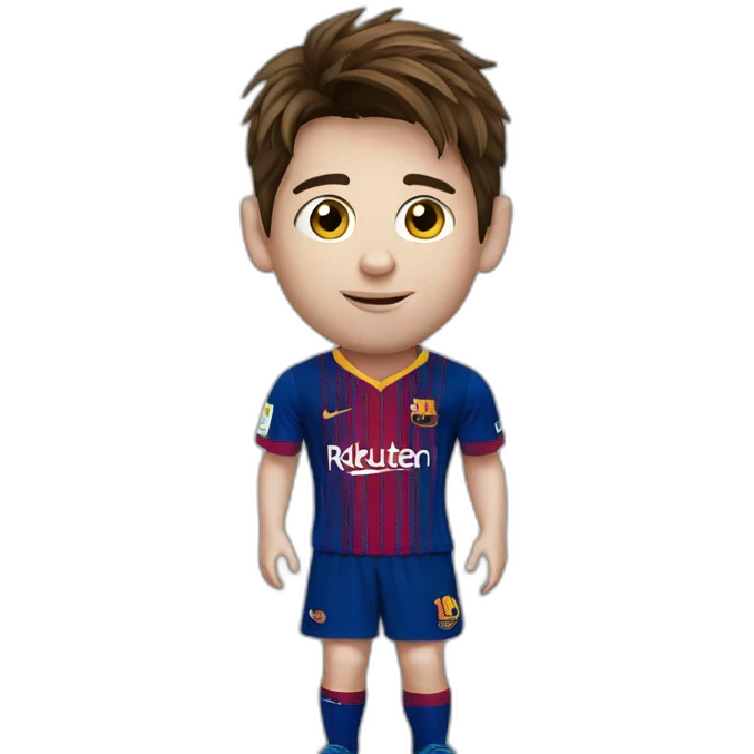 young leo messi emoji