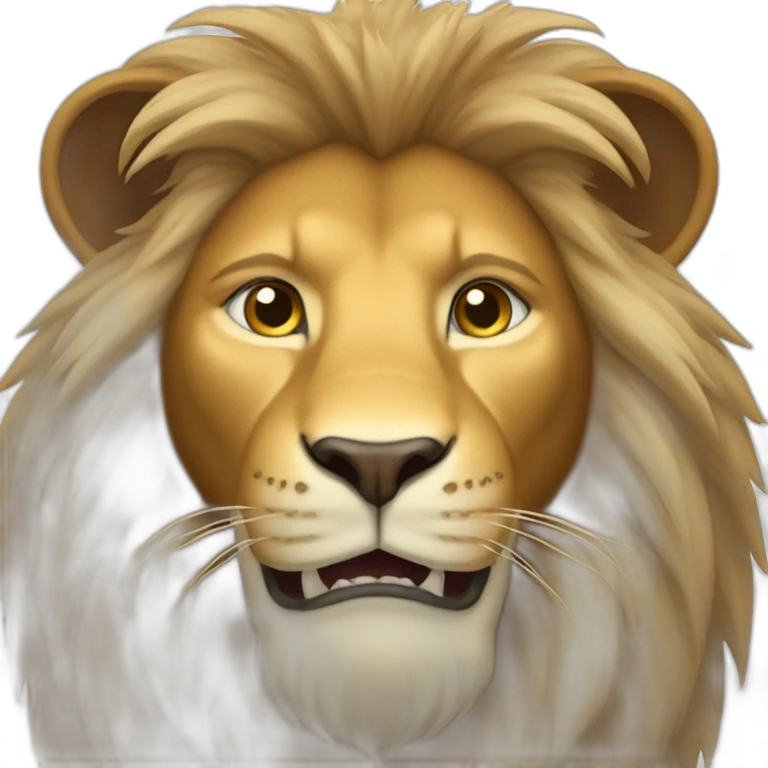 A Lion looking like Elon Musk  emoji