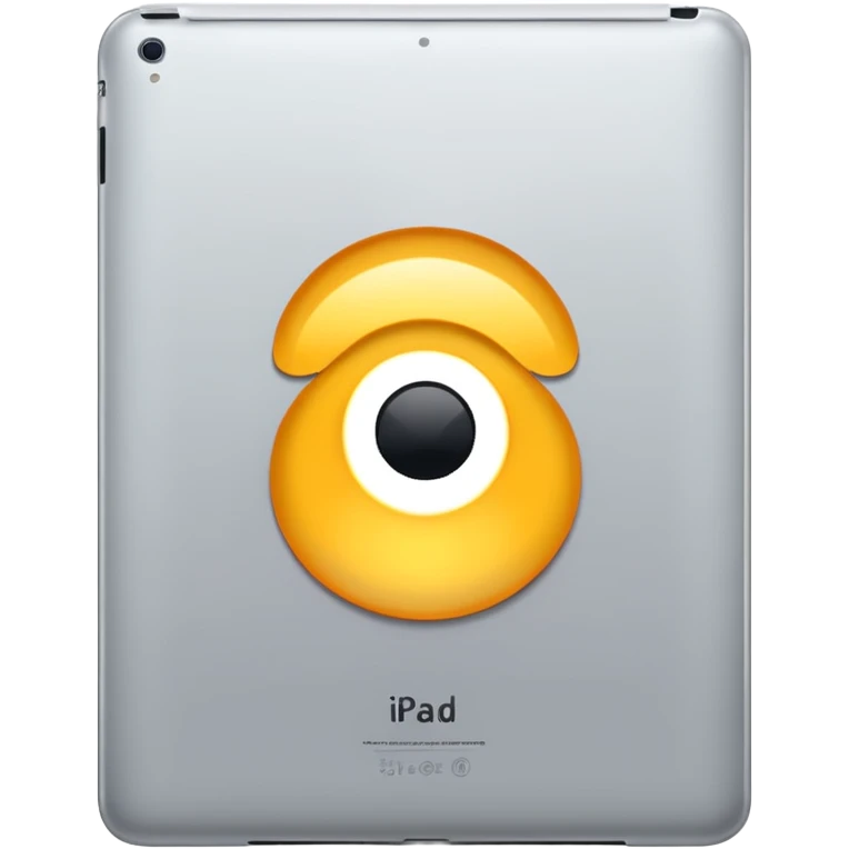 iPad 9 back emoji