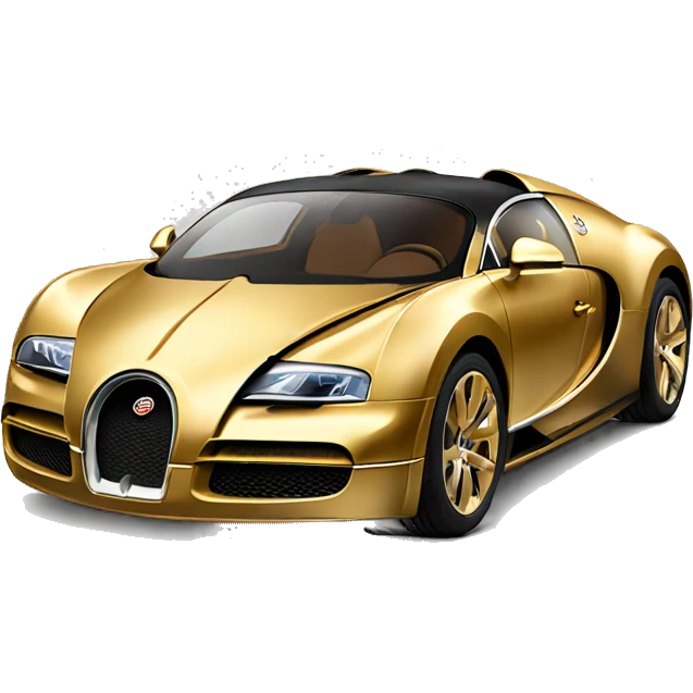 Golden Bugatti emoji