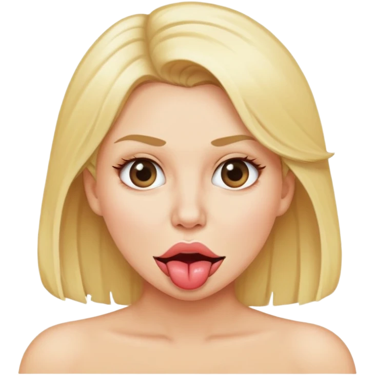 Хуй во рту сисястой блондинки emoji