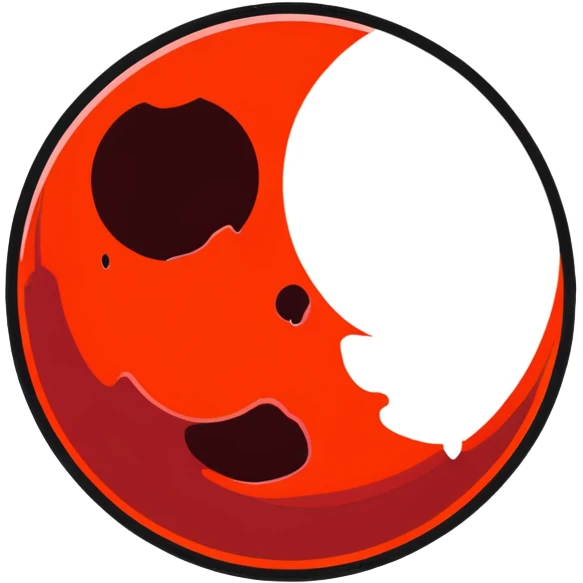 blood moon emoji